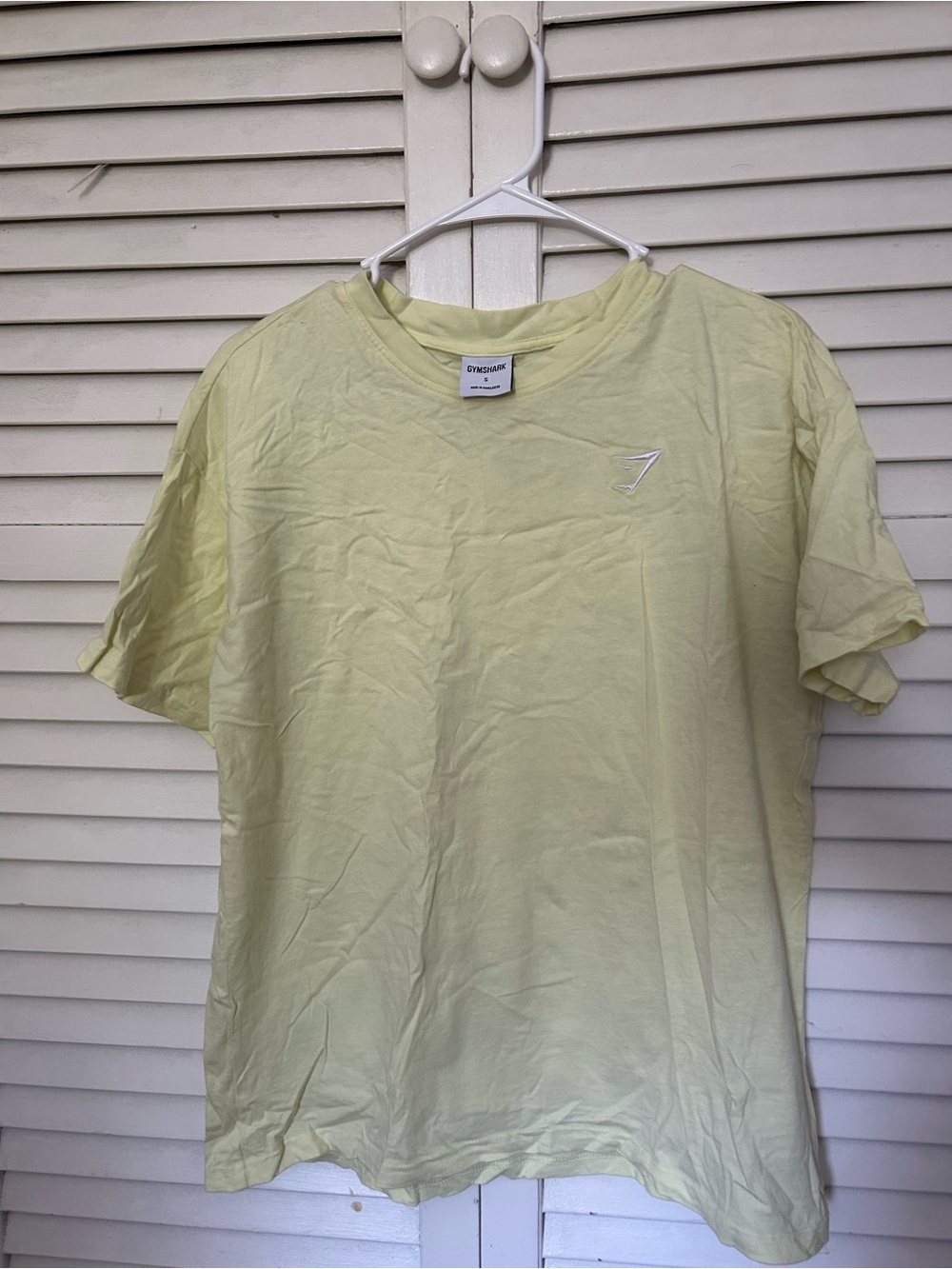 Gymshark Crew T-Shirt - Light Yellow
